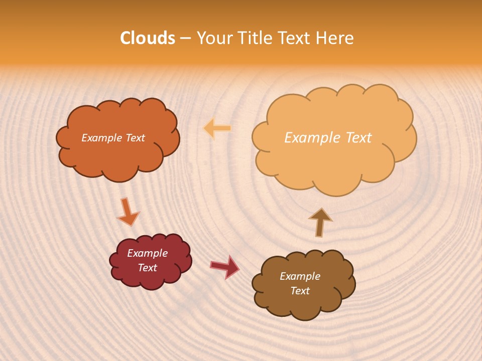 Cross Textured Rings PowerPoint Template