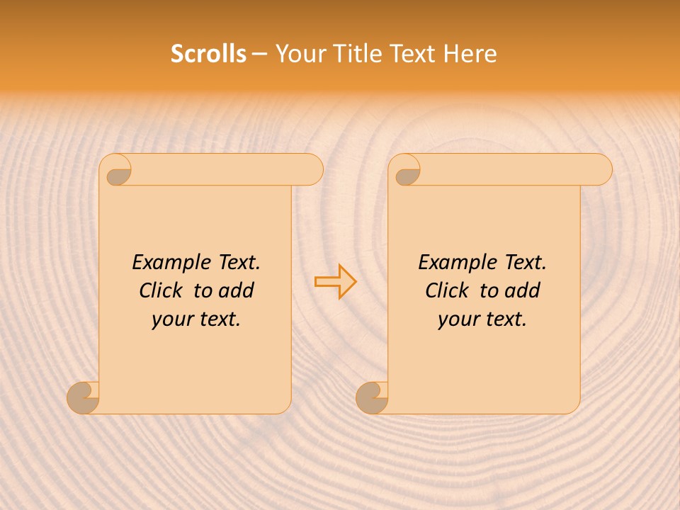 Cross Textured Rings PowerPoint Template