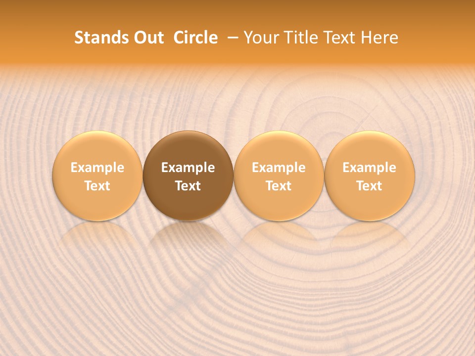 Cross Textured Rings PowerPoint Template