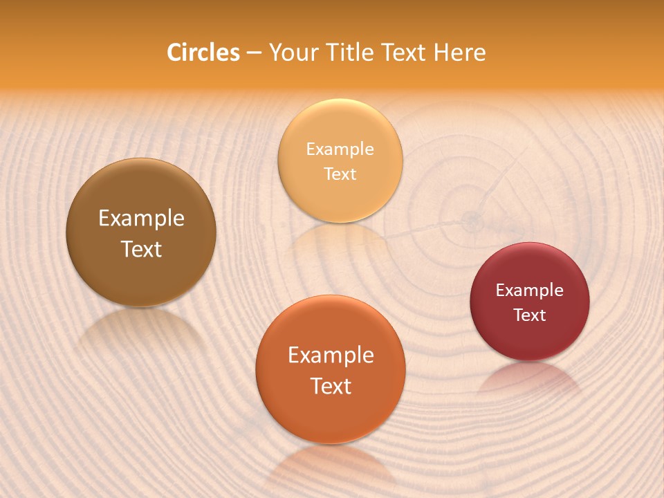 Cross Textured Rings PowerPoint Template