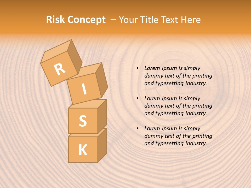 Cross Textured Rings PowerPoint Template