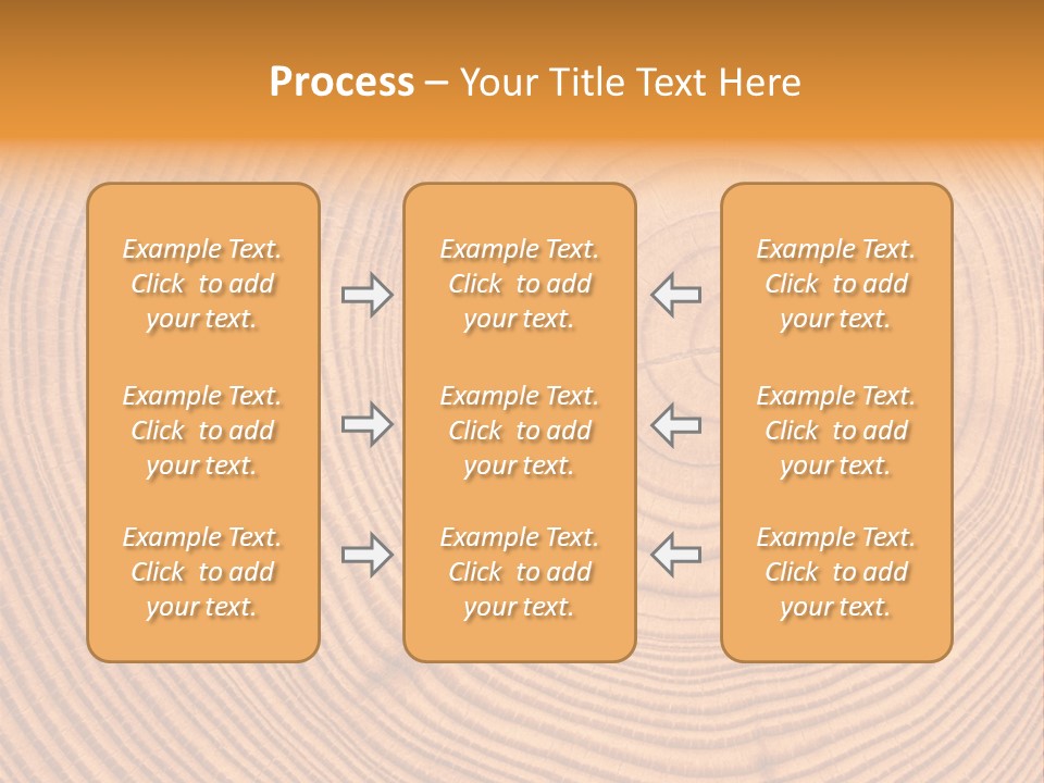 Cross Textured Rings PowerPoint Template
