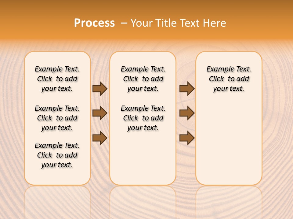 Cross Textured Rings PowerPoint Template