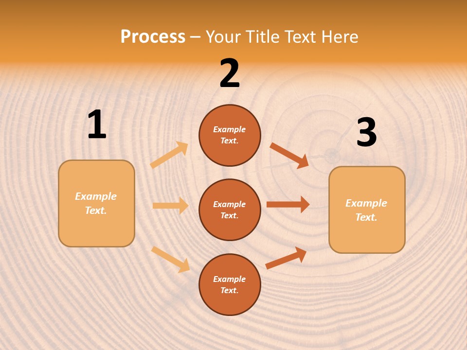 Cross Textured Rings PowerPoint Template