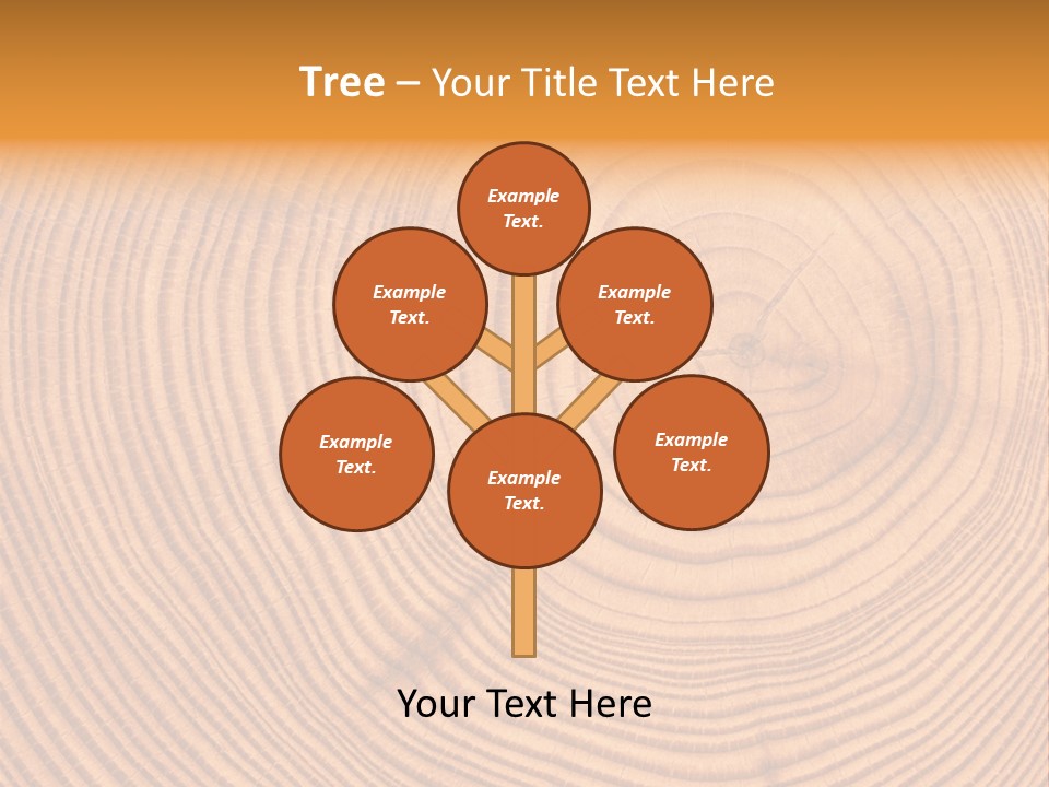 Cross Textured Rings PowerPoint Template