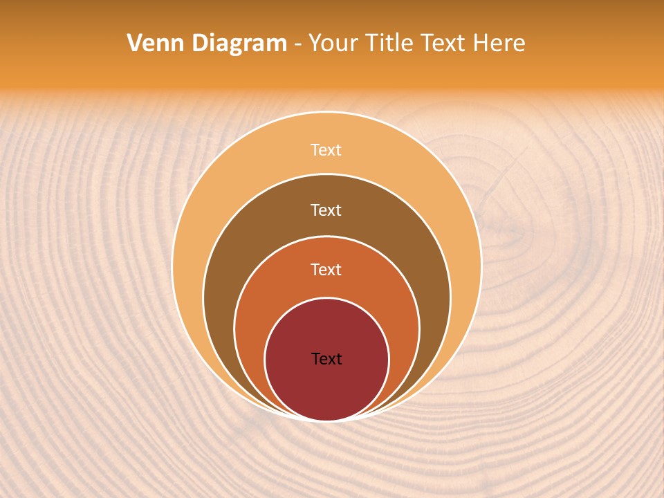 Cross Textured Rings PowerPoint Template