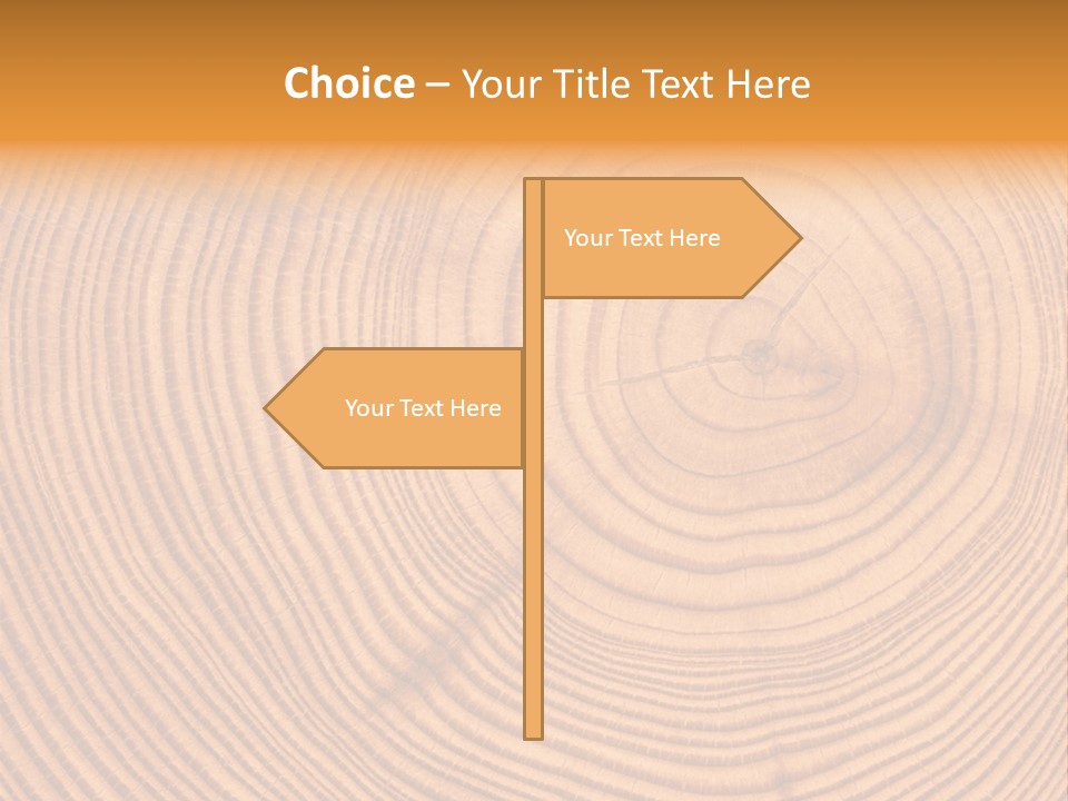 Cross Textured Rings PowerPoint Template