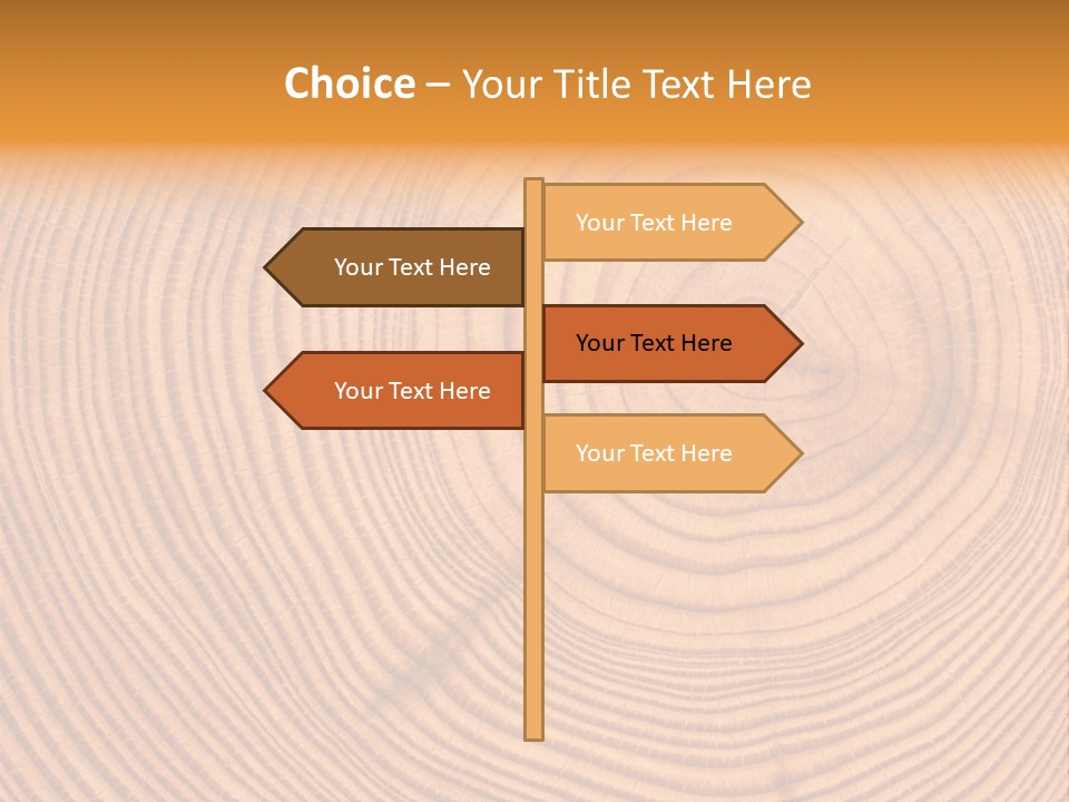 Cross Textured Rings PowerPoint Template