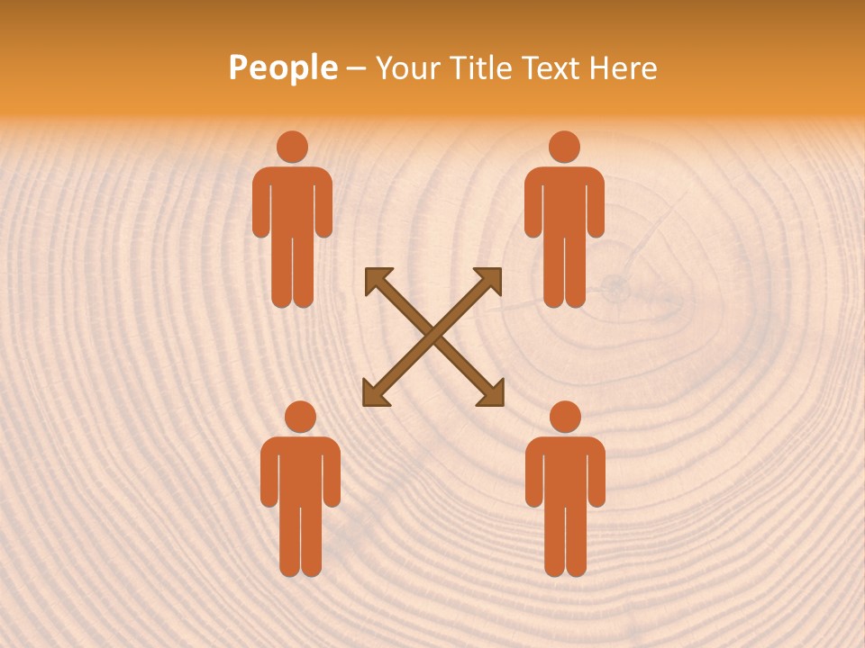 Cross Textured Rings PowerPoint Template