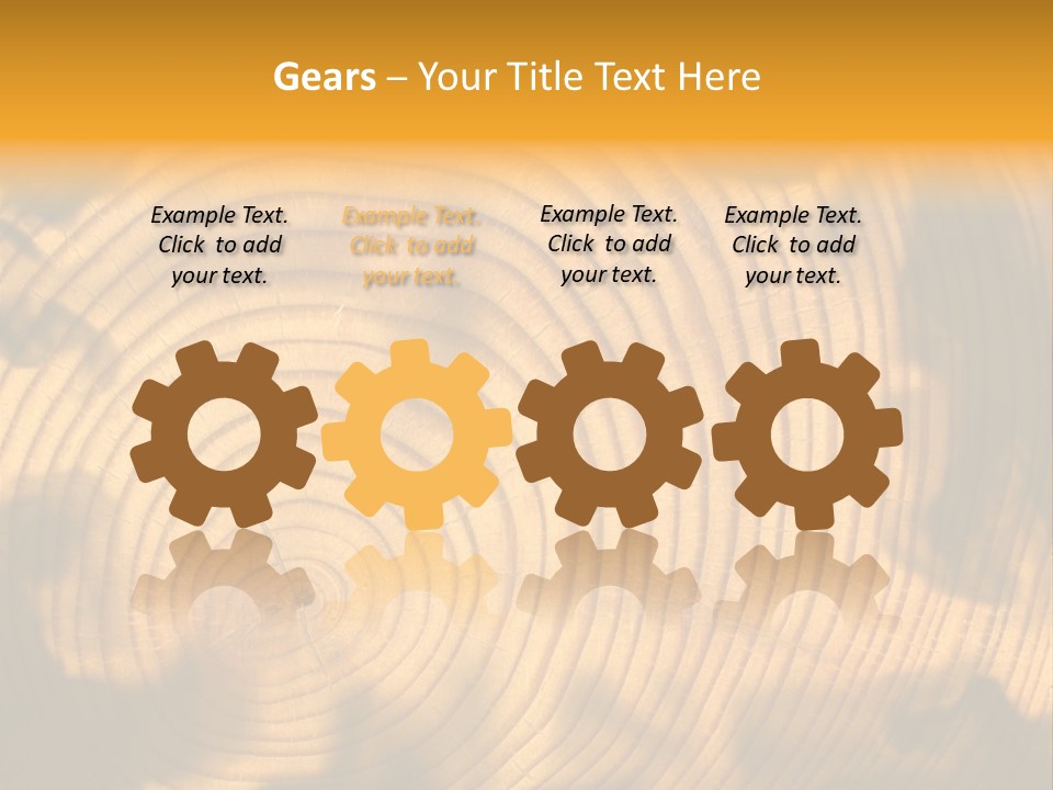 Cut Circle Process PowerPoint Template