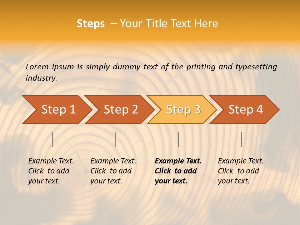 Cut Circle Process PowerPoint Template