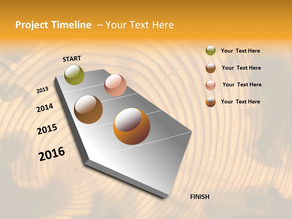 Cut Circle Process PowerPoint Template