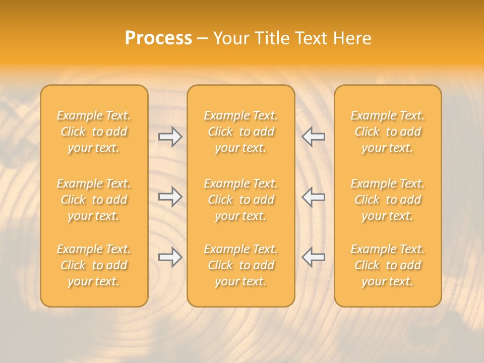 Cut Circle Process PowerPoint Template