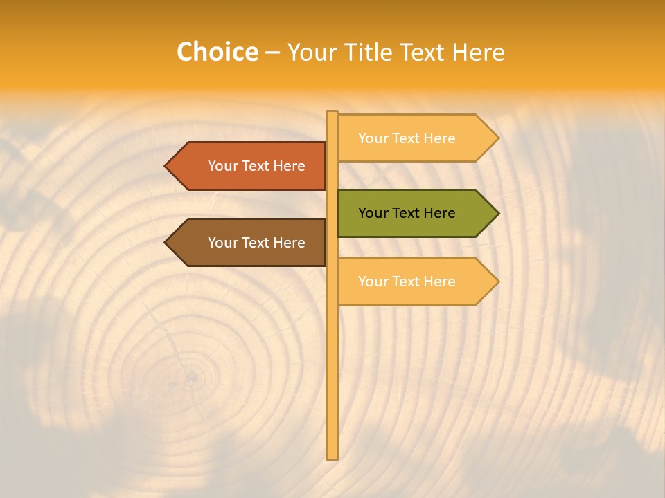 Cut Circle Process PowerPoint Template