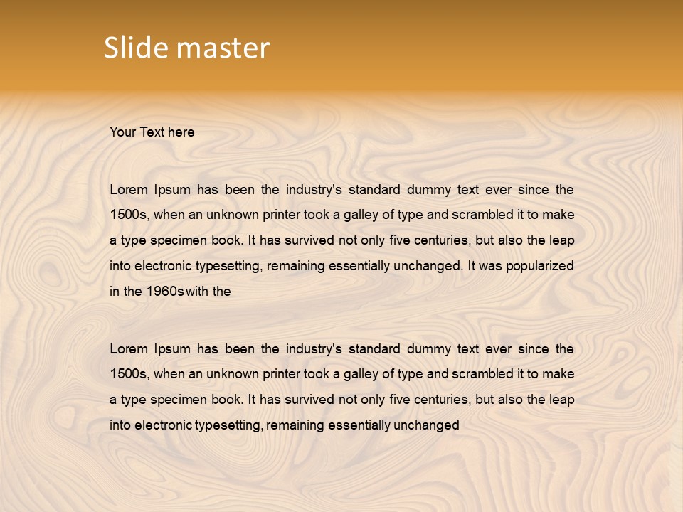 Section Circle Textured PowerPoint Template