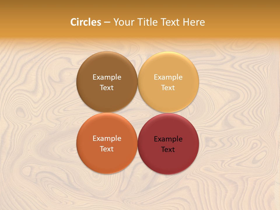 Section Circle Textured PowerPoint Template