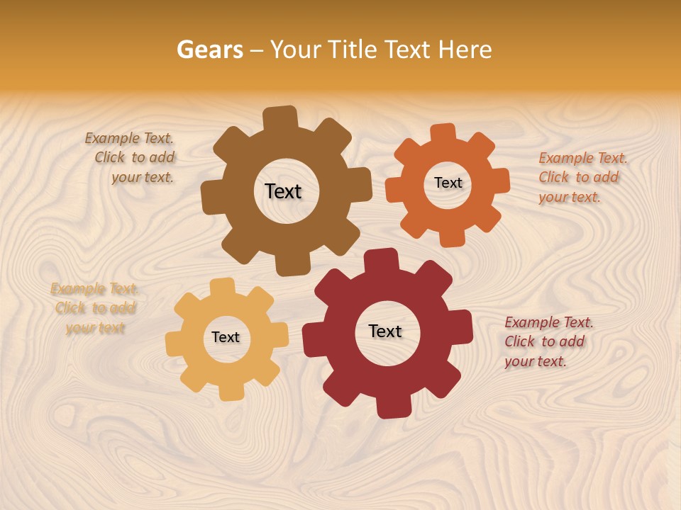 Section Circle Textured PowerPoint Template