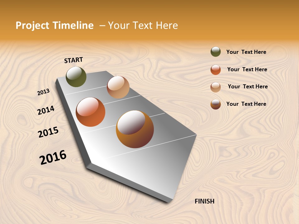 Section Circle Textured PowerPoint Template