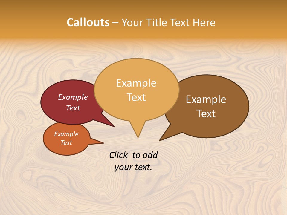 Section Circle Textured PowerPoint Template