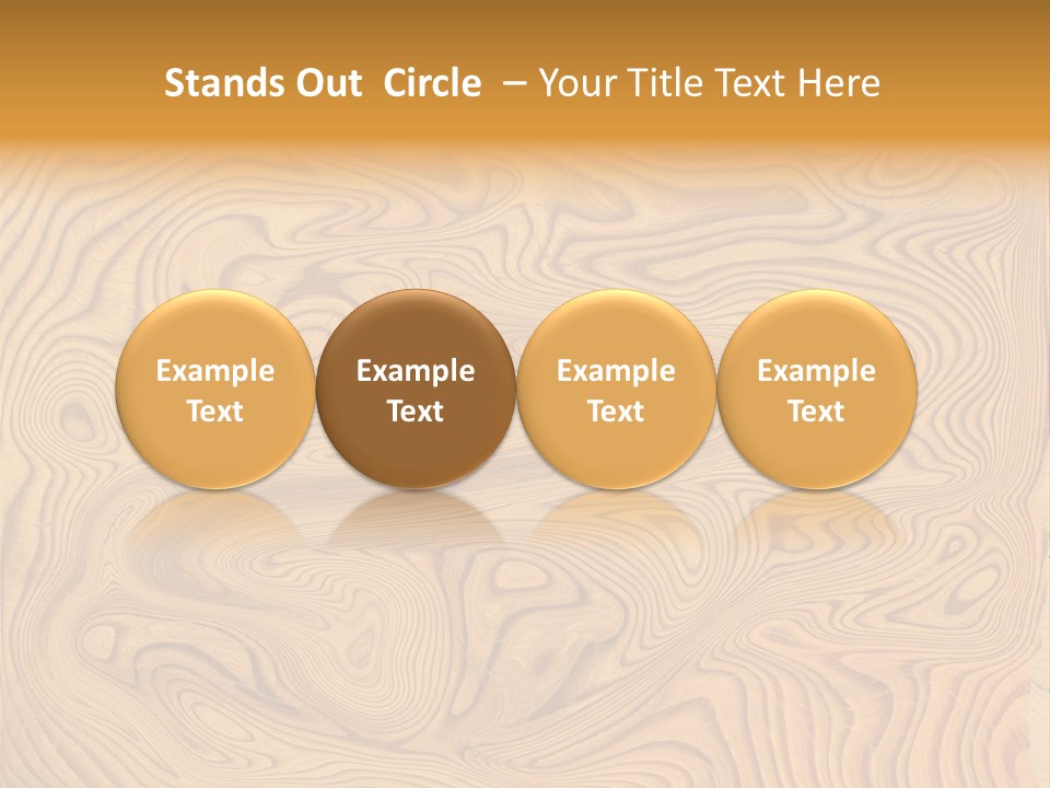 Section Circle Textured PowerPoint Template