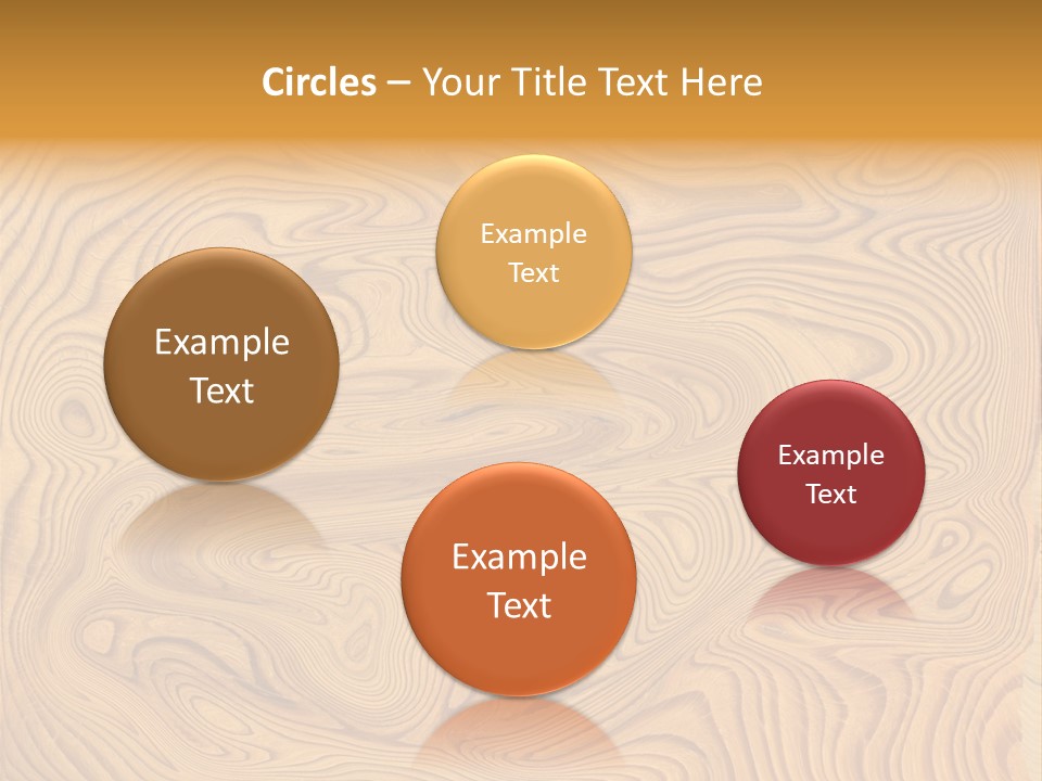 Section Circle Textured PowerPoint Template