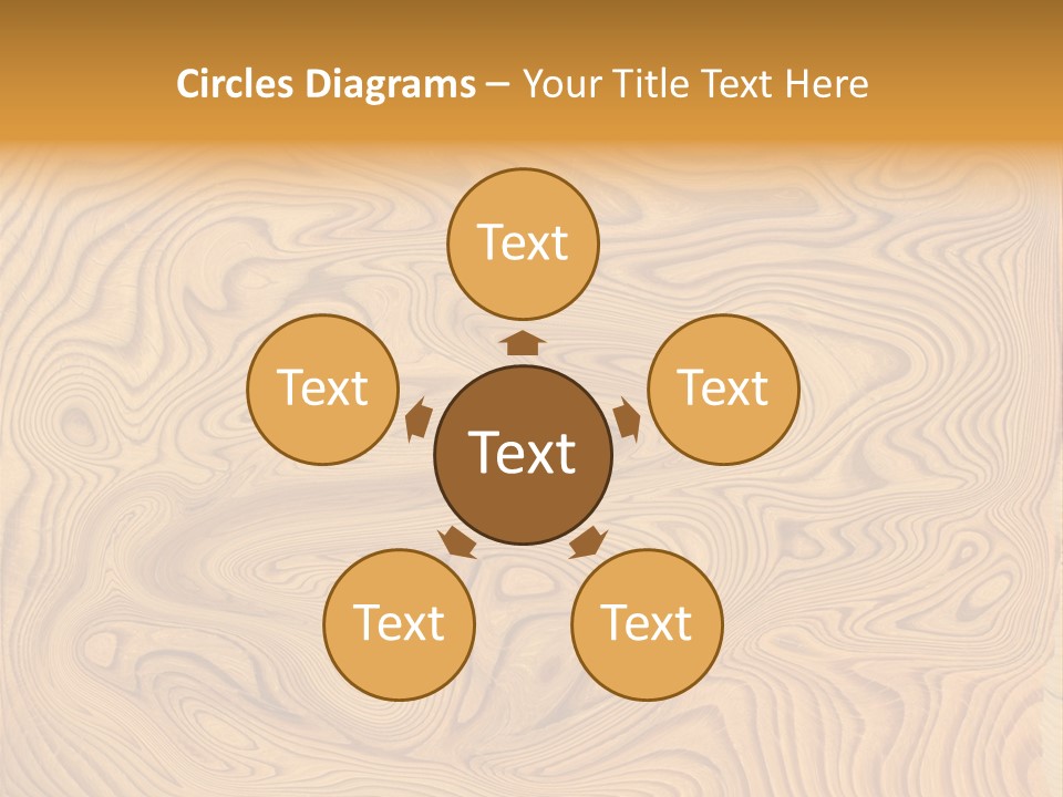 Section Circle Textured PowerPoint Template