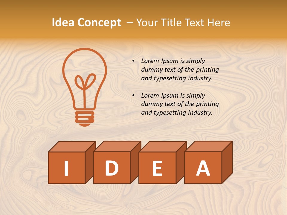 Section Circle Textured PowerPoint Template