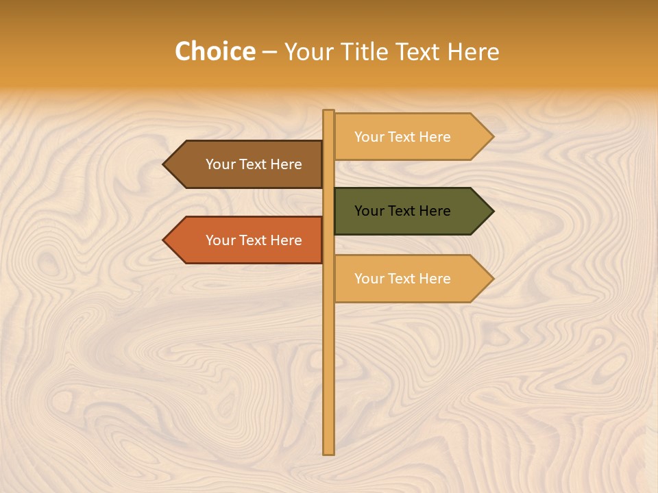 Section Circle Textured PowerPoint Template