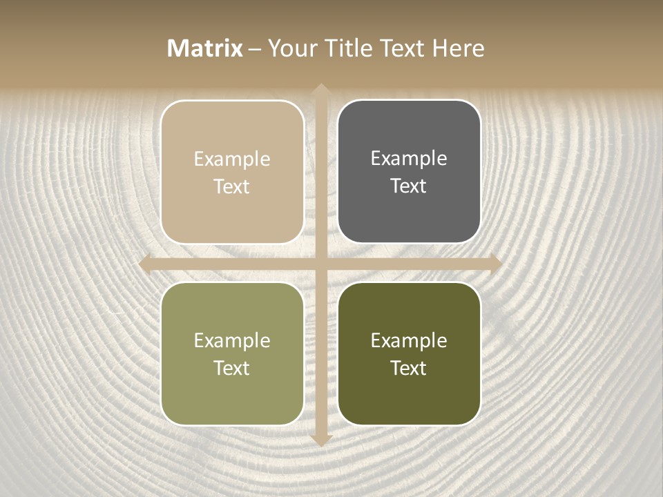 Circle Wooden Backgrounds PowerPoint Template