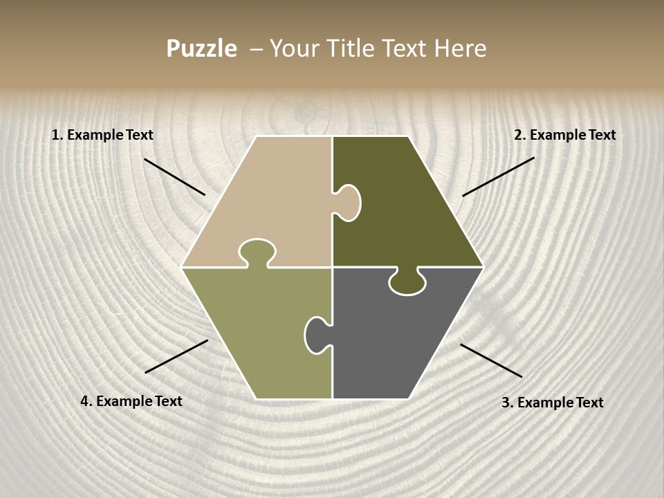 Circle Wooden Backgrounds PowerPoint Template