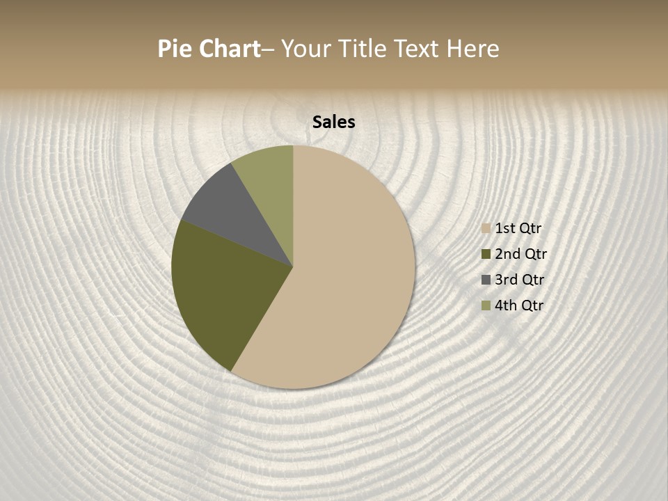 Circle Wooden Backgrounds PowerPoint Template