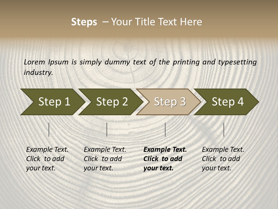 Circle Wooden Backgrounds PowerPoint Template