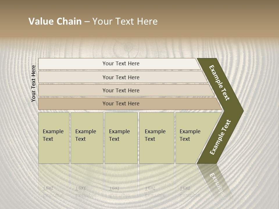 Circle Wooden Backgrounds PowerPoint Template
