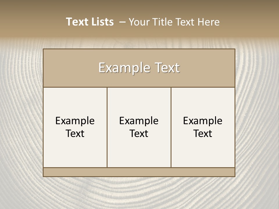 Circle Wooden Backgrounds PowerPoint Template