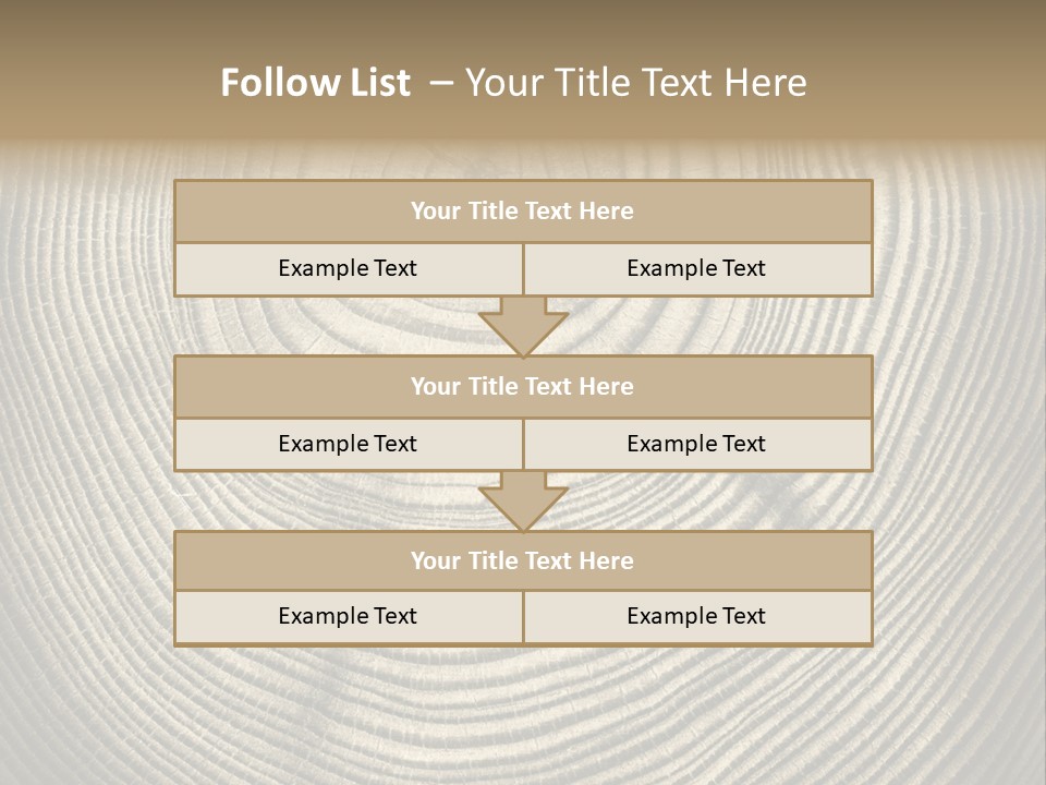 Circle Wooden Backgrounds PowerPoint Template