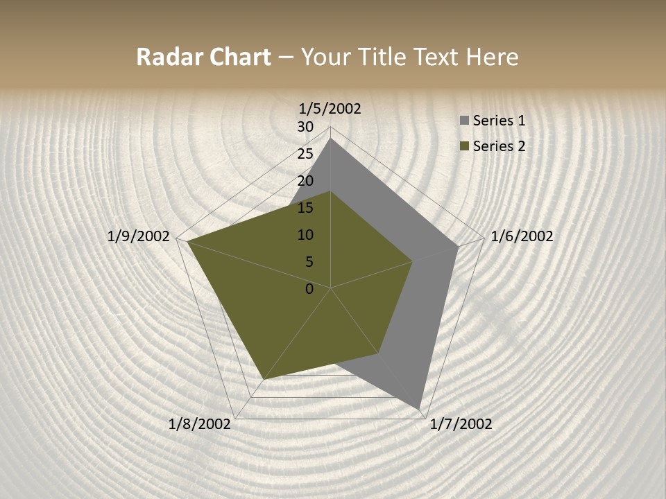 Circle Wooden Backgrounds PowerPoint Template