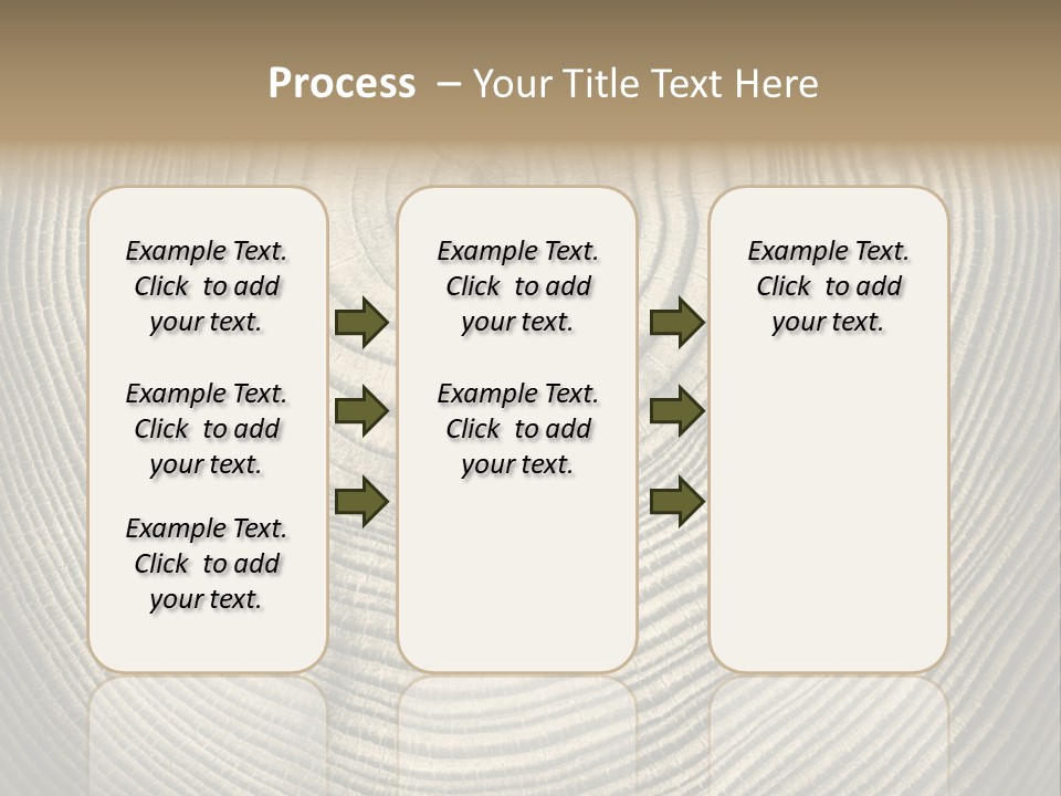 Circle Wooden Backgrounds PowerPoint Template