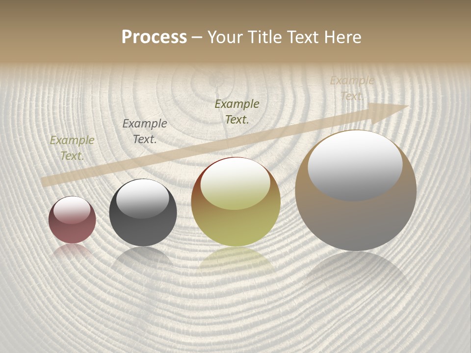 Circle Wooden Backgrounds PowerPoint Template