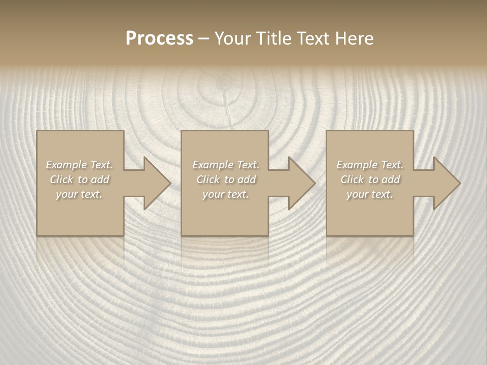 Circle Wooden Backgrounds PowerPoint Template