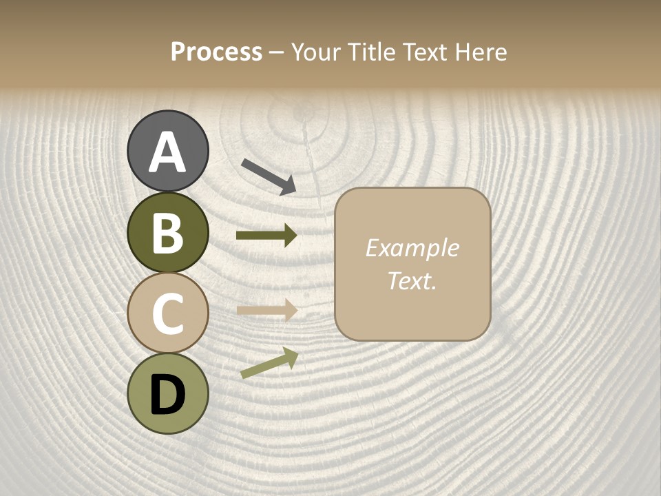 Circle Wooden Backgrounds PowerPoint Template