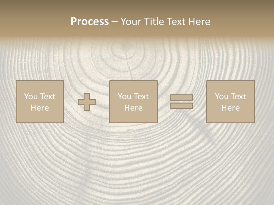 Circle Wooden Backgrounds PowerPoint Template