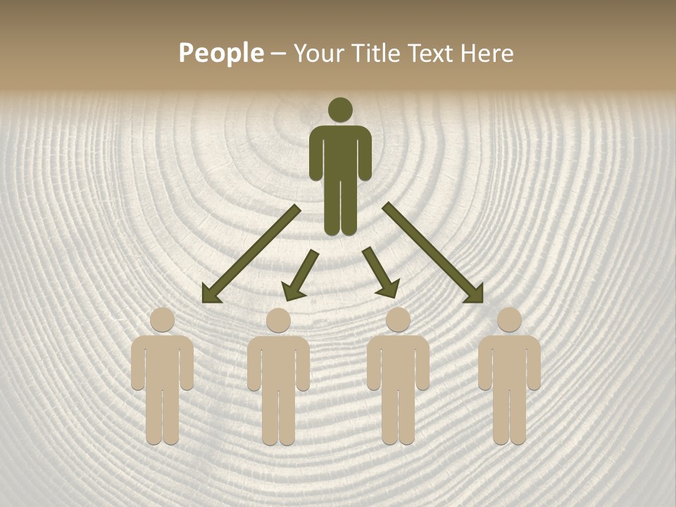 Circle Wooden Backgrounds PowerPoint Template