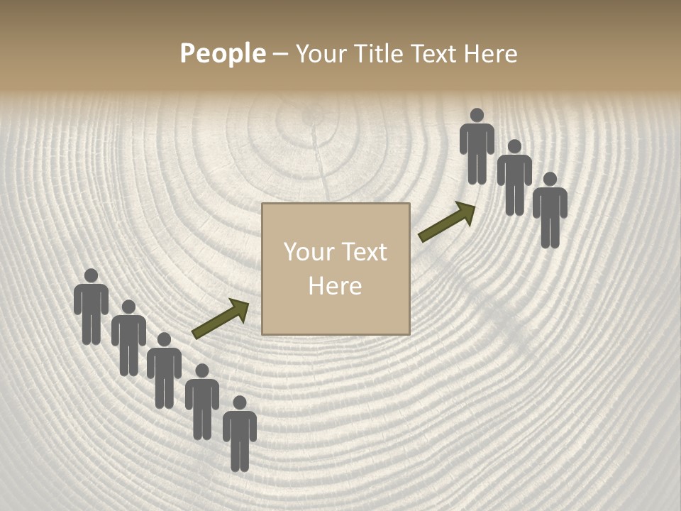 Circle Wooden Backgrounds PowerPoint Template