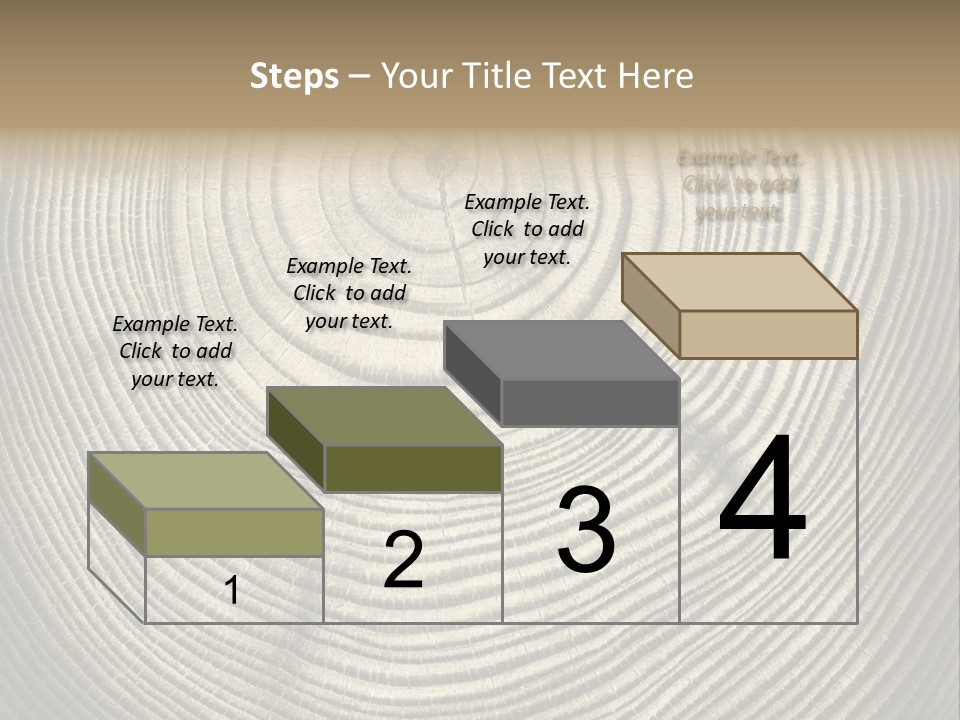 Circle Wooden Backgrounds PowerPoint Template