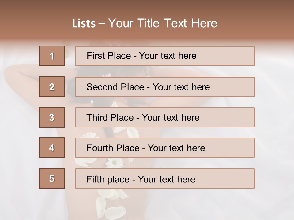 Decoration Care Petal PowerPoint Template