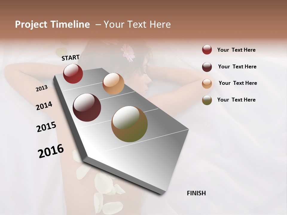 Decoration Care Petal PowerPoint Template