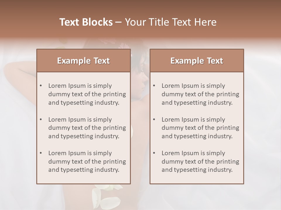 Decoration Care Petal PowerPoint Template