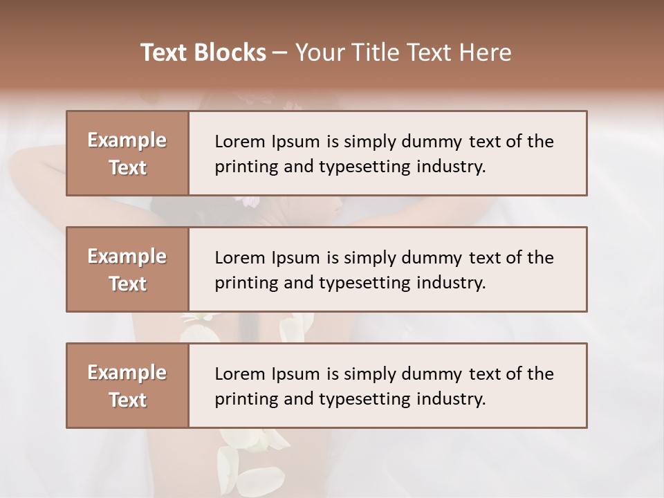Decoration Care Petal PowerPoint Template