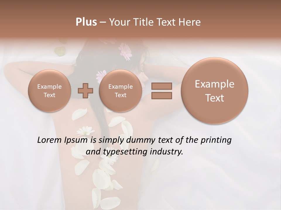 Decoration Care Petal PowerPoint Template