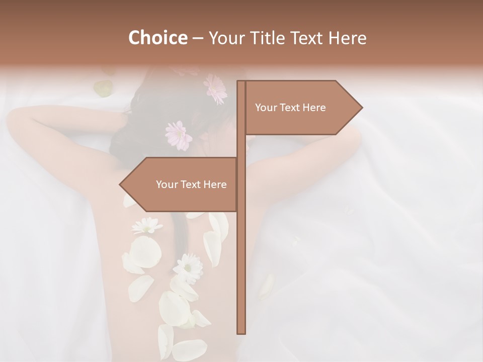 Decoration Care Petal PowerPoint Template